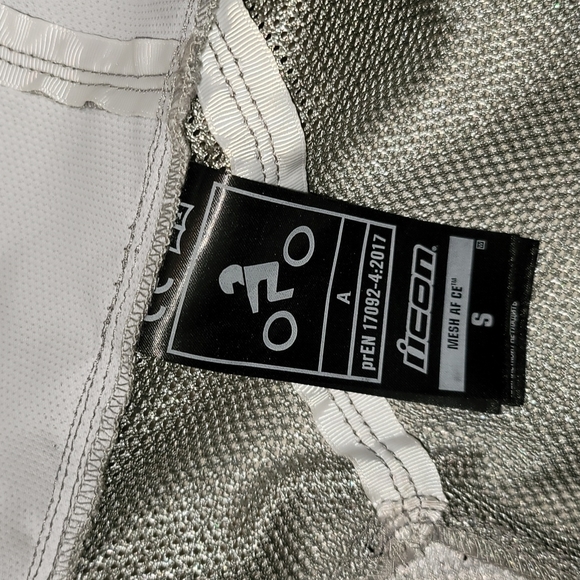 ICON Motorcycle jacket mesh reflectors lightweight detachable protectors - Picture 6 of 13